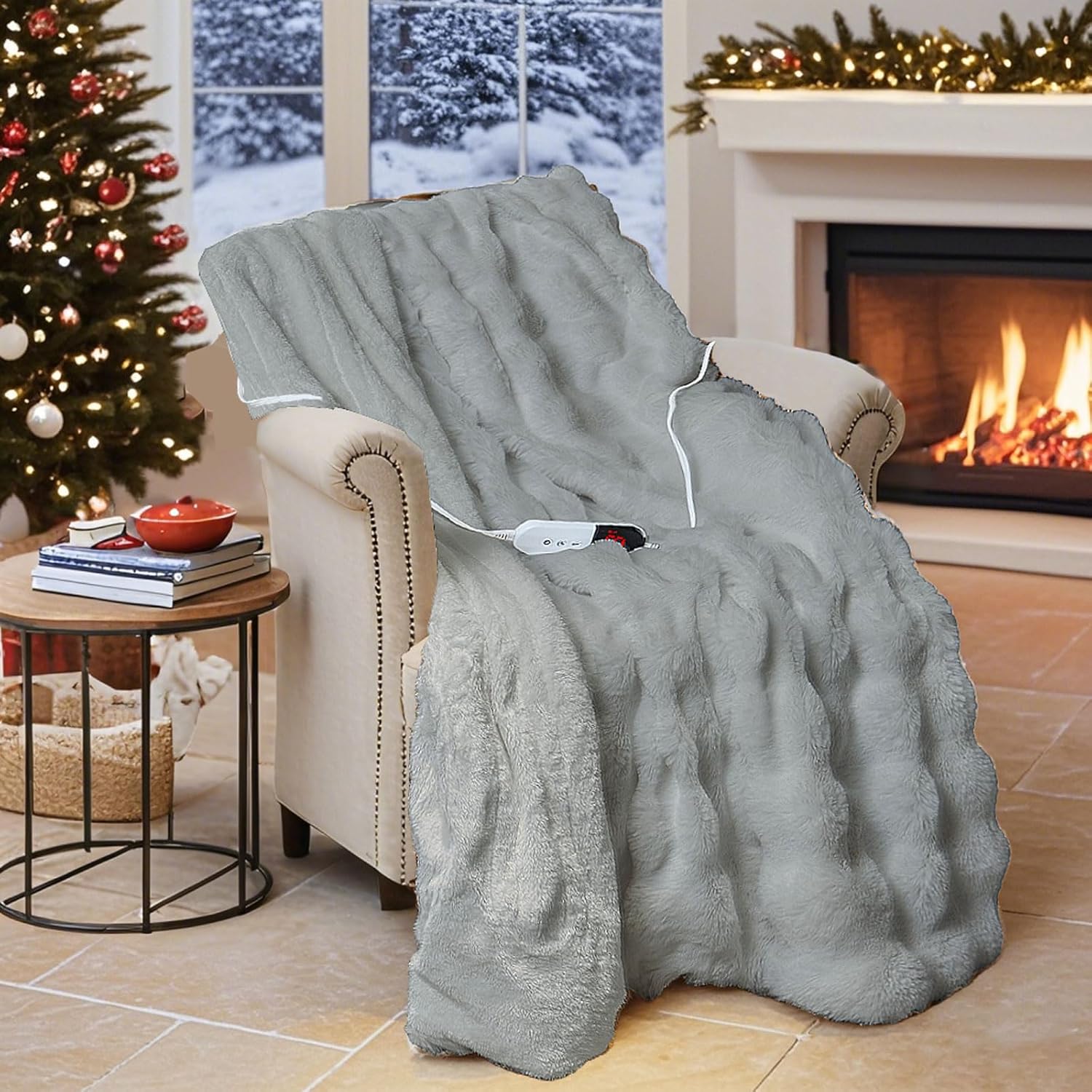 Amazon.com: AEPINBH Heated Blanket Throw 50